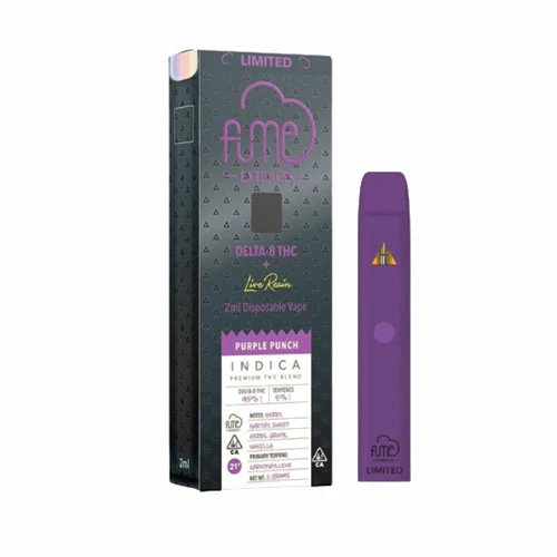 Honey y Batería -Destilado Fume Purple Rain Indica D8