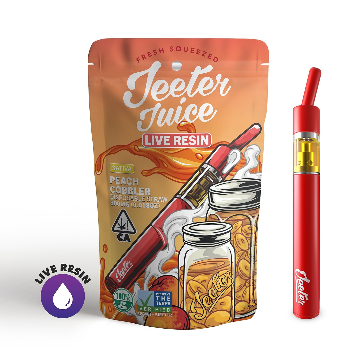 Honey y bateria - Jeeter juice desechable 1 ml